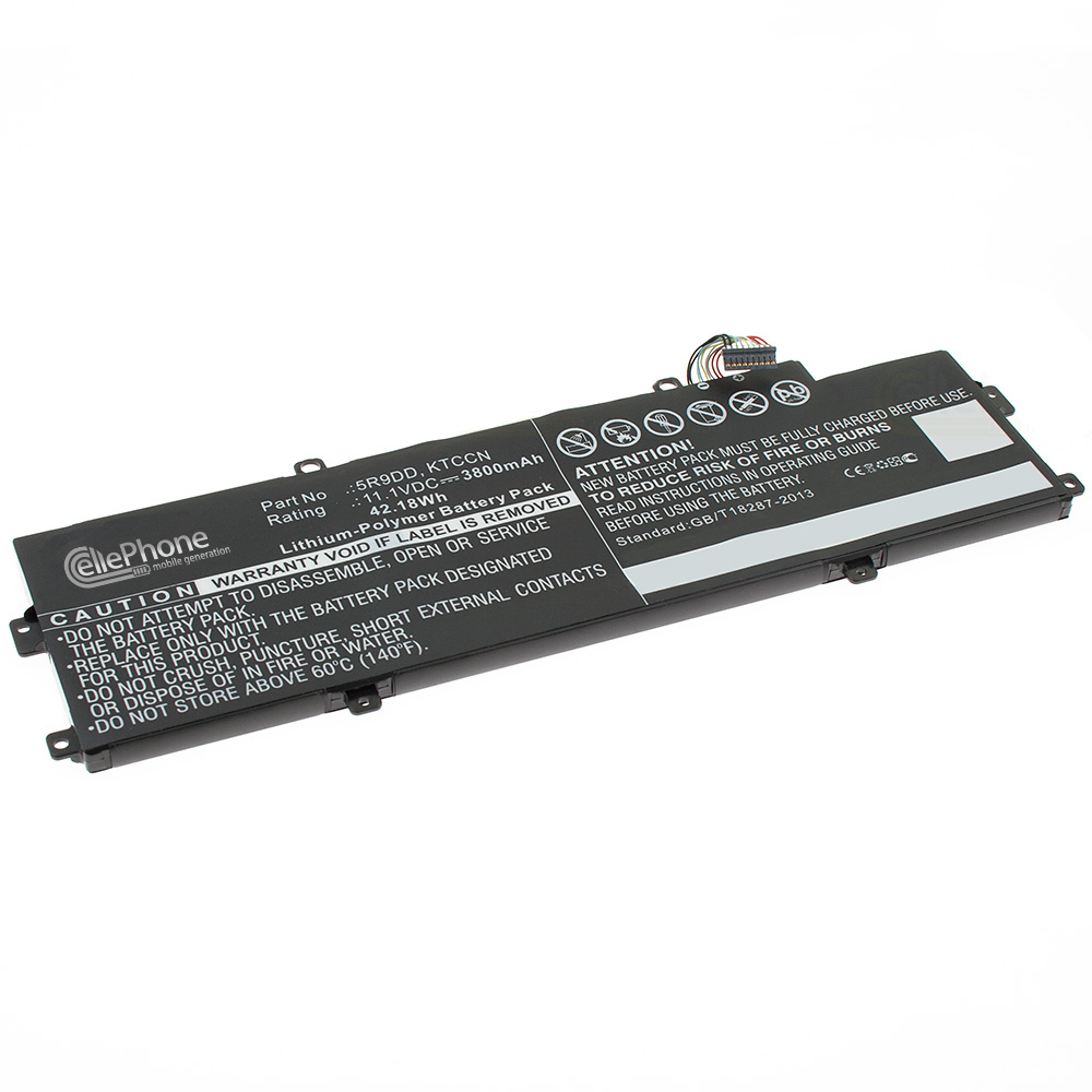 [5760] Batería Li-Polymer compatible with Dell Chromebook 11 (3120) 2015 - 3800 mAh