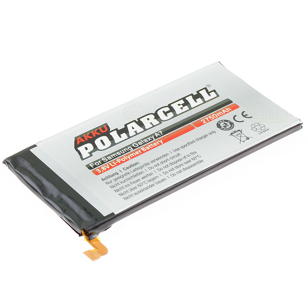 [5769] PolarCell batteria Li-Polymer per Samsung Galaxy A7 (SM-A700) (sostituisce EB-BA700ABE)