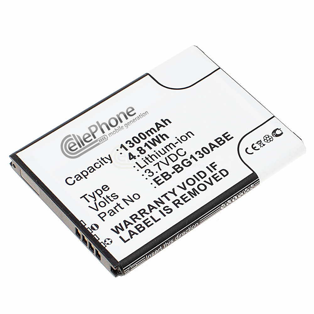 Akku Li-Ion für Samsung Galaxy Young 2 (SM-G130) (ersetzt EB-BG130BBE)