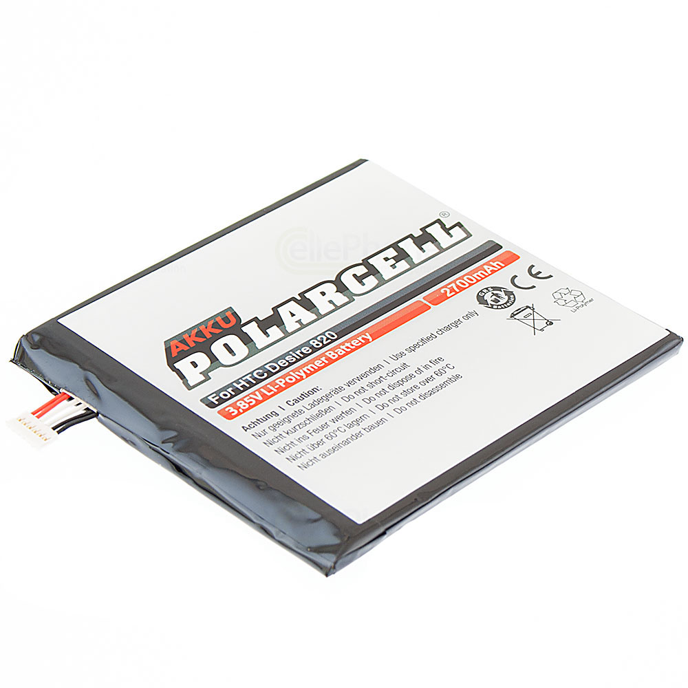 PolarCell batería Li-Polymer para HTC Desire 820 (reemplazado B0PF6100)