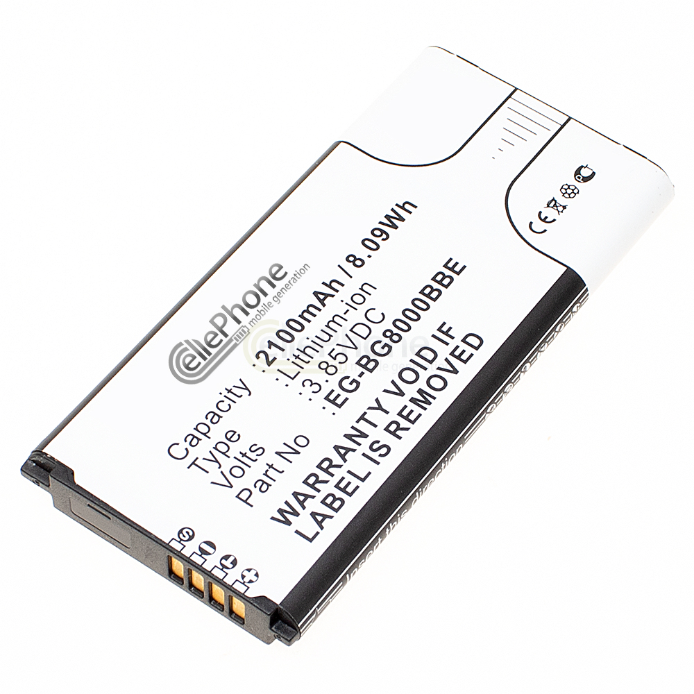 [5800] Batterie Li-Ion pour Samsung Galaxy S5 mini (SM-G800F) (remplace EB-BG800BBEGWW)
