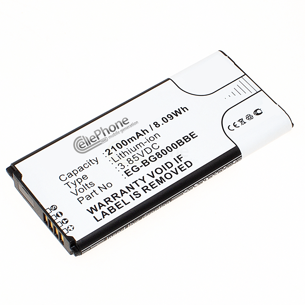 [5801] Accu Li-Ion voor Samsung Galaxy S5 mini (SM-G800F) (vervangt EB-BG800BBEGWW)