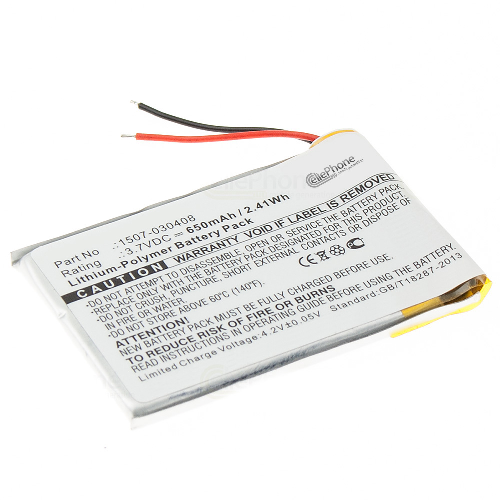 [5802] Batterie Li-Polymer pour RII i24T / mini i24 / RT-MWK24T (remplace 1507-030408)