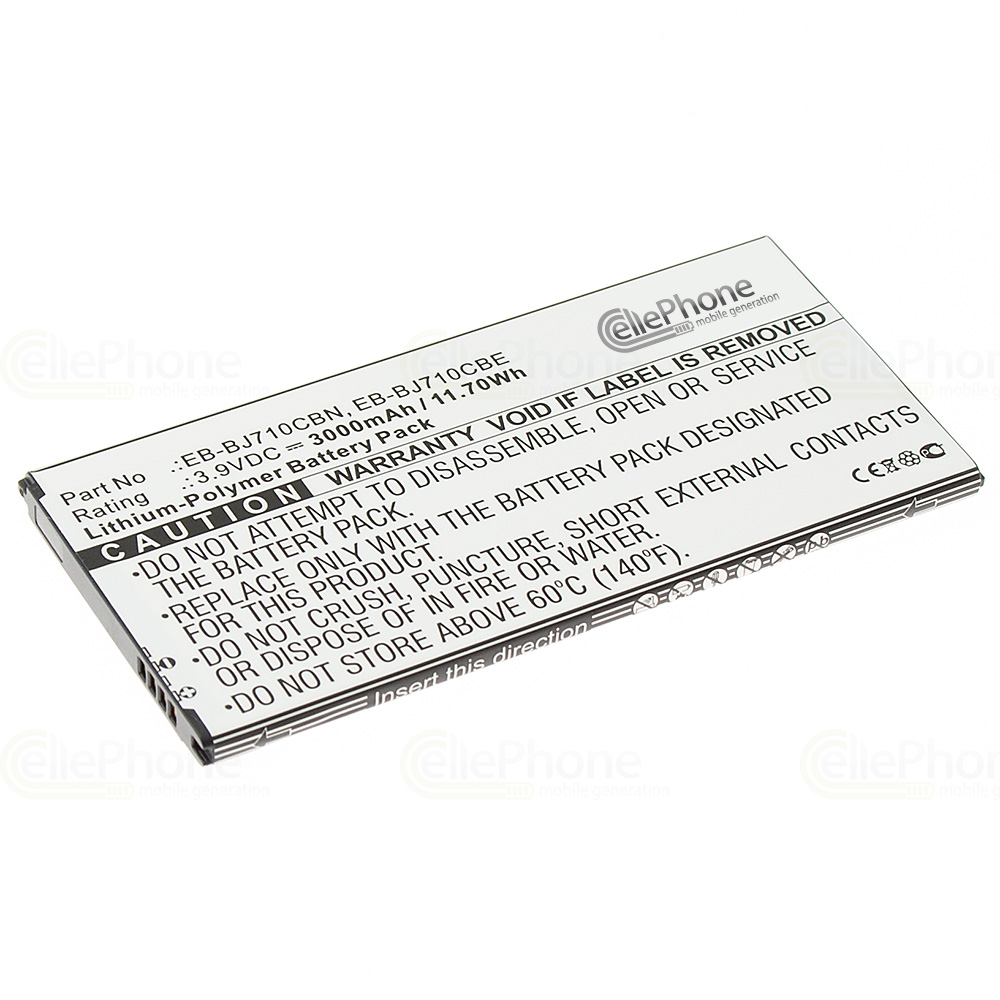 [5816] Akku Li-Polymer für Samsung Galaxy J7 2016 (SM-J7108) (ersetzt EB-BJ710CBE)