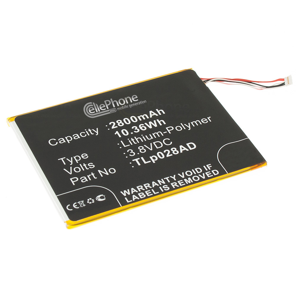 [5821] Batterie Li-Polymer pour Alcatel One Touch Pixi 7 (remplace TLp028AD)