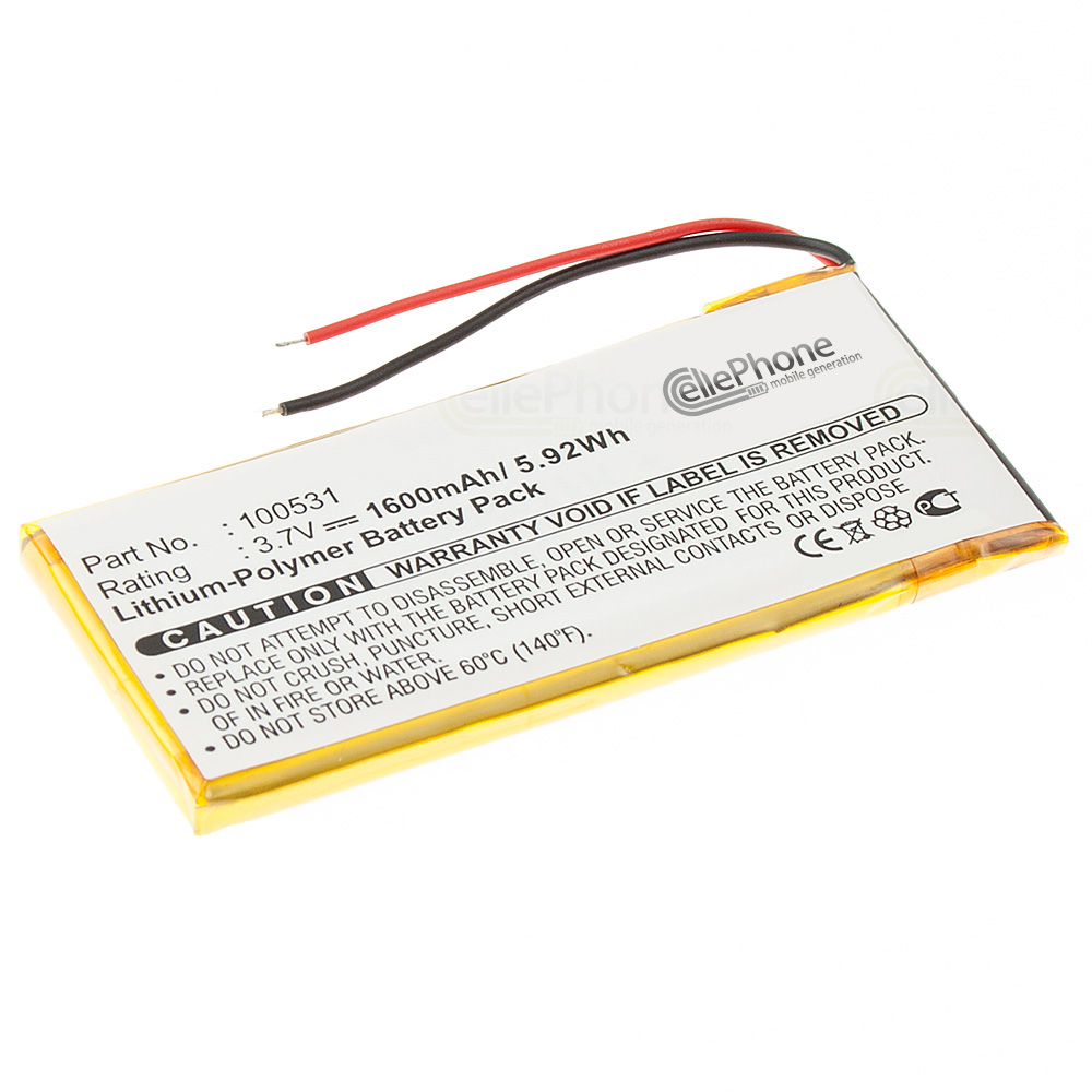 [5842] Batería Li-Polymer para Archos 43 Vision (reemplazado 100531)