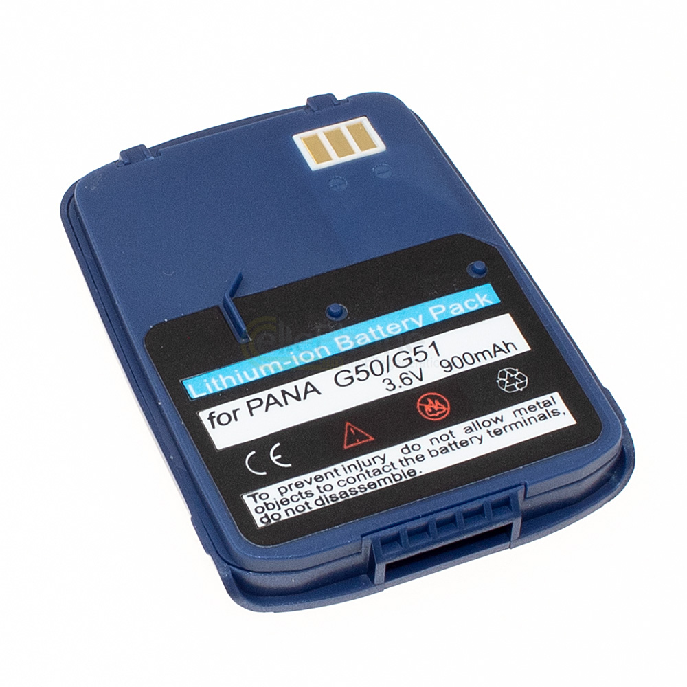 PolarCell battery Li-Ion for Panasonic G50 G51 G51e G51m - blue (replaced EB-BSG50S)