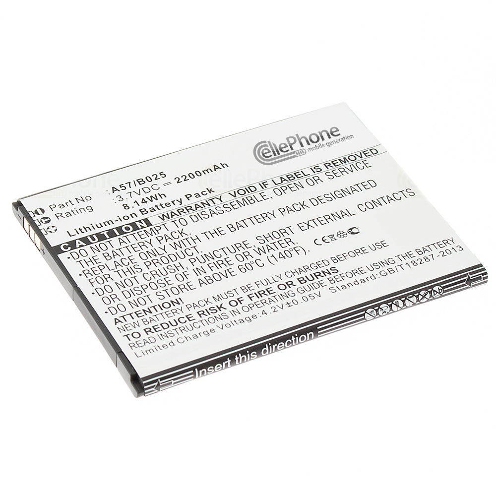 [5887] batteria Li-Ion per Avus A57 (sostituisce A57/B025)