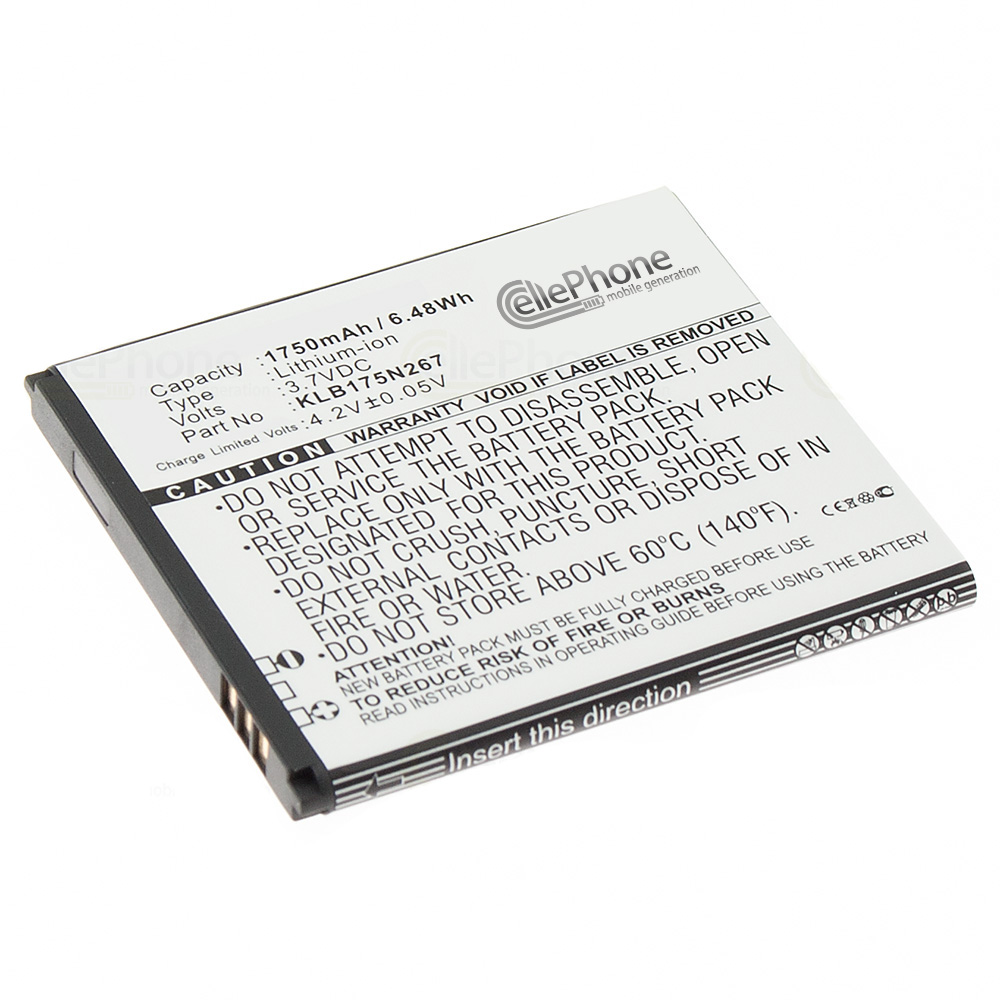 [5902] Batería Li-Ion para Fly N970 N970S / W970 / V973 / V870 (reemplazado KLB175N267)