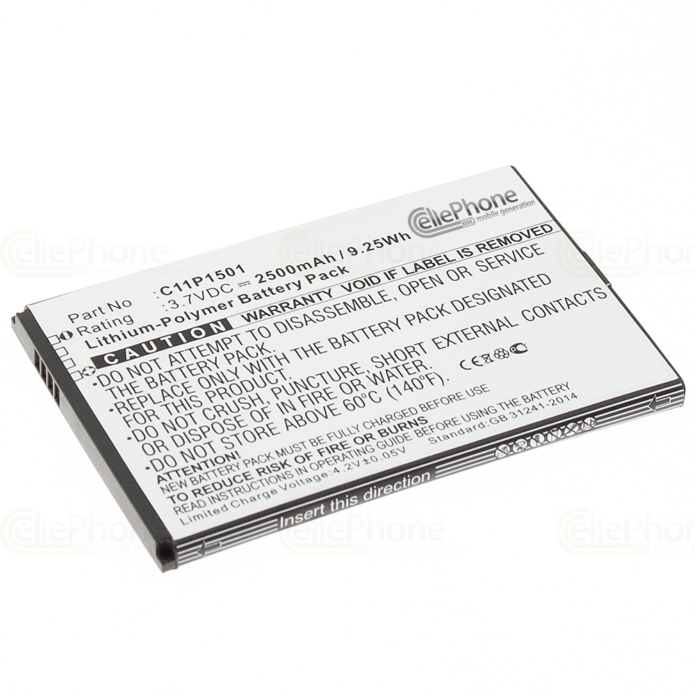 [5907] Batería Li-Polymer para Asus ZenFone 2 Laser (reemplazado C11P1501)