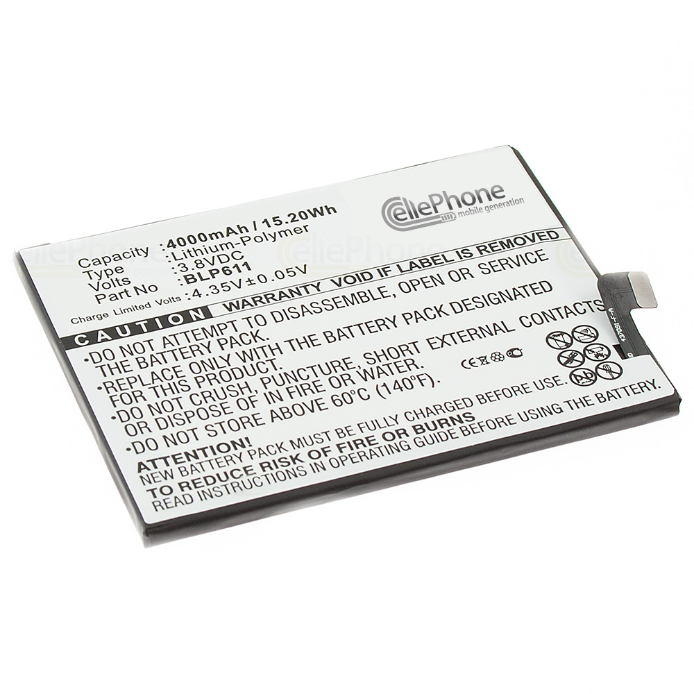 [5968] Accu Li-Polymer voor Oppo R9 Plus (vervangt BLP611)