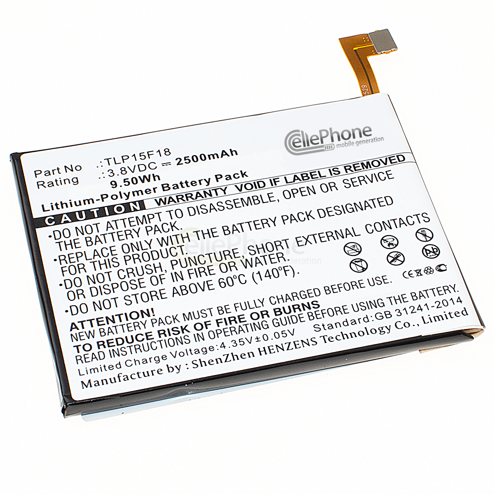 [5975] Accu Li-Polymer voor Wiko Rainbow Up (vervangt TLP15F18)