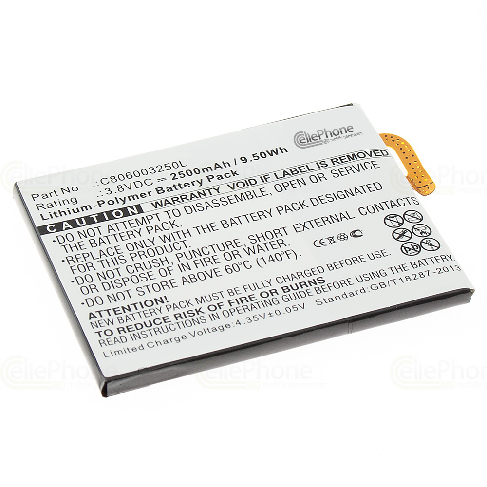 [5976] Batterie Li-Polymer pour Blu Win HD 5.5 (remplace C806003250L)