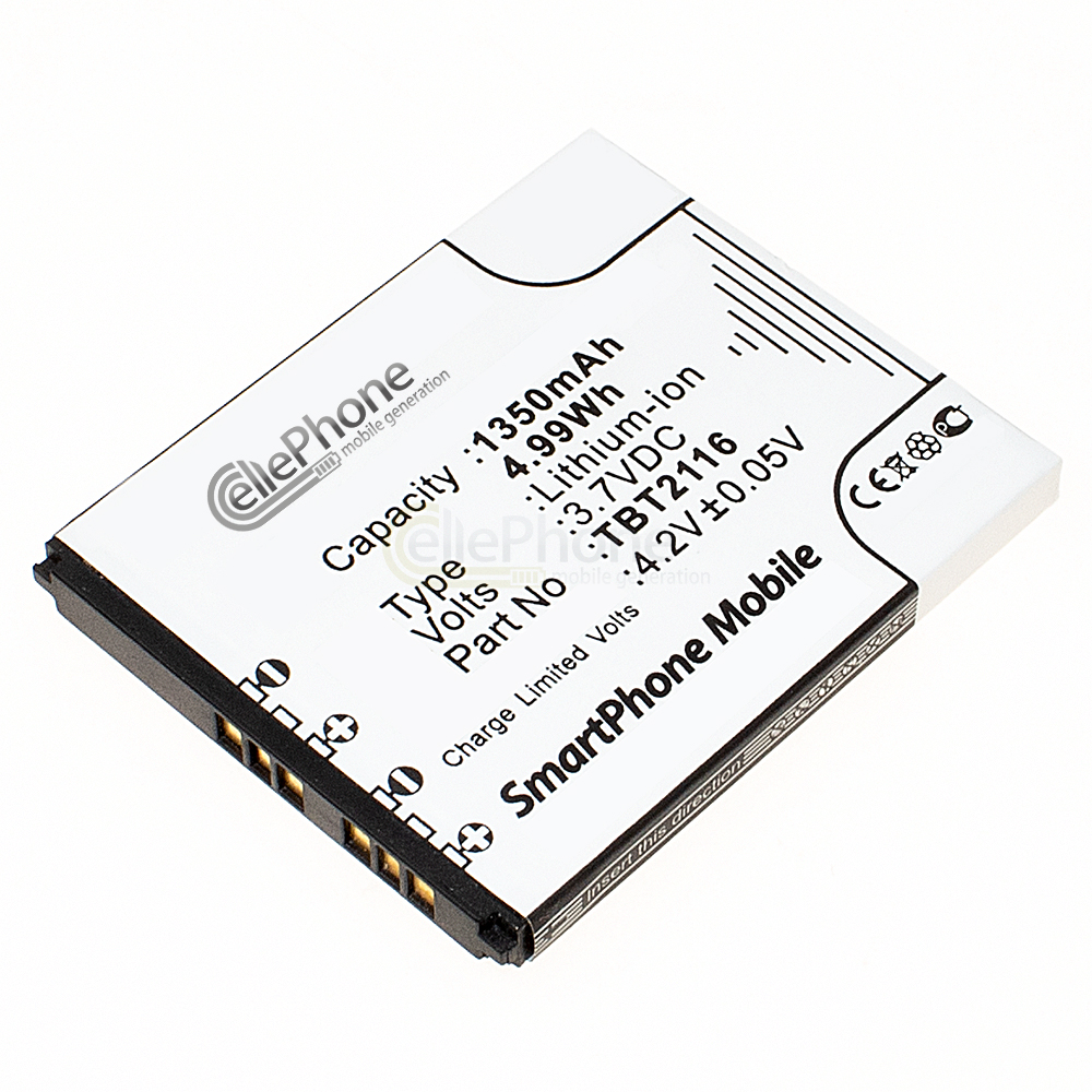 batteria Li-Ion per K-Touch A788 D99 E379 T200 T230 T560 (sostituisce TBT2116)