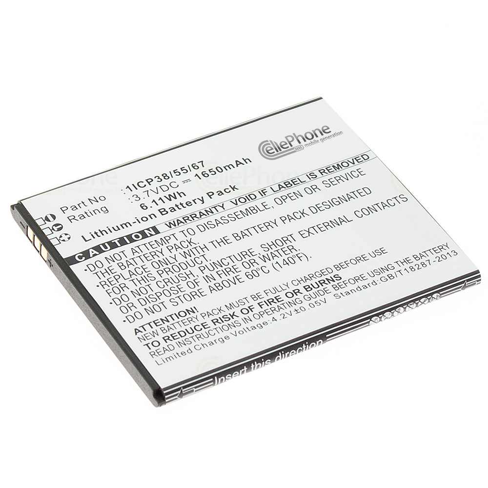 [6052] batteria Li-Ion per Posh Orion Pro (sostituisce 1ICP38/55/67)