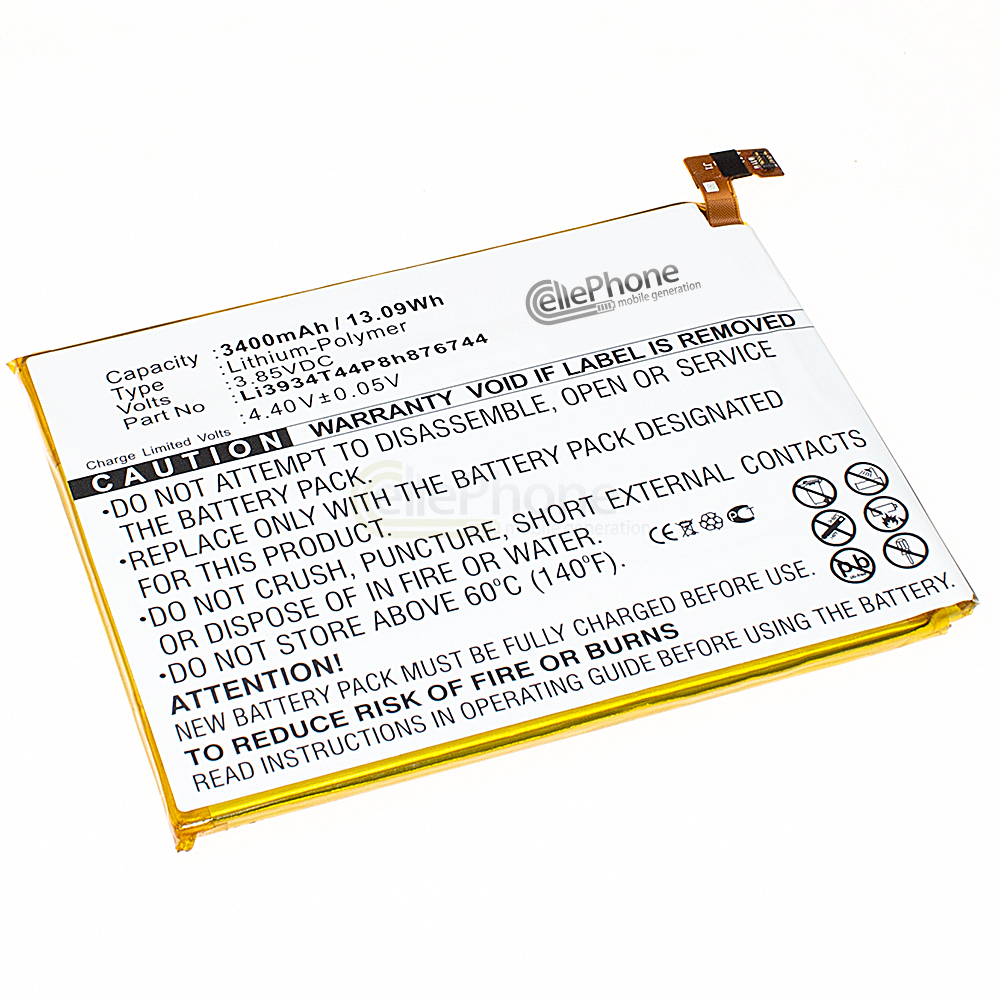 [6065] Batería Li-Polymer para ZTE Imperial Max Z963U Z963VL Z981 Z988 (reemplazado Li3934T44P8h876744)