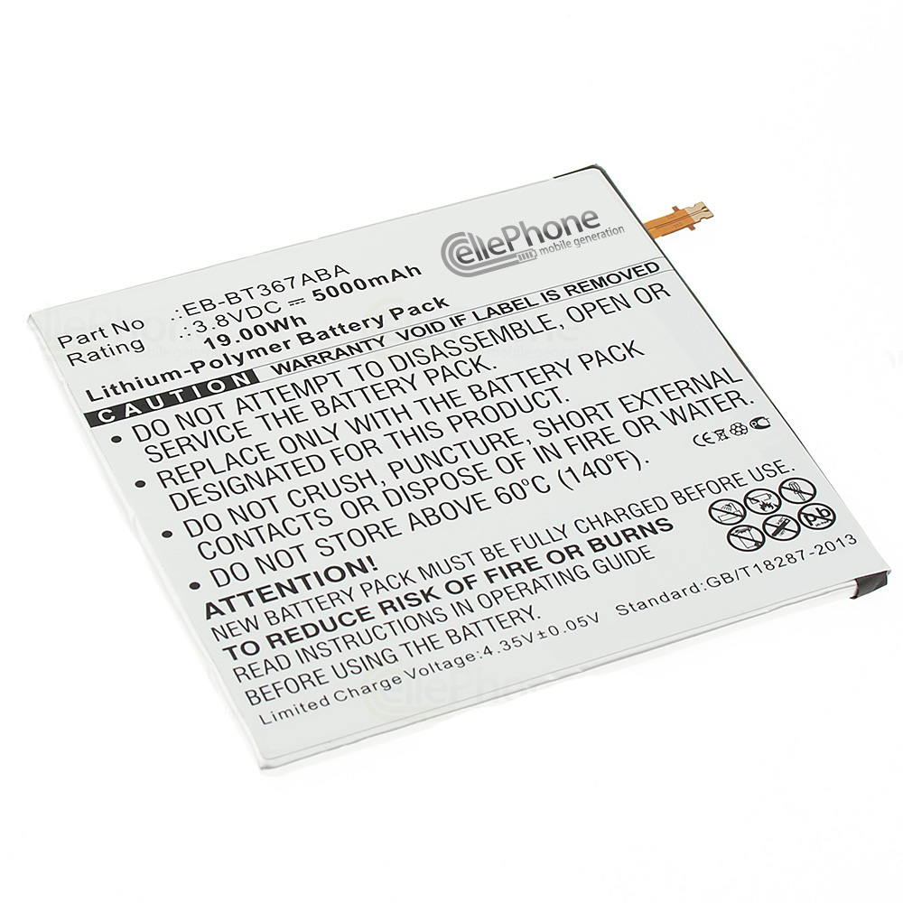 [6076] Batería Li-Polymer para Samsung Galaxy Tab 5 (SM-T377) (reemplazado EB-BT367ABA)