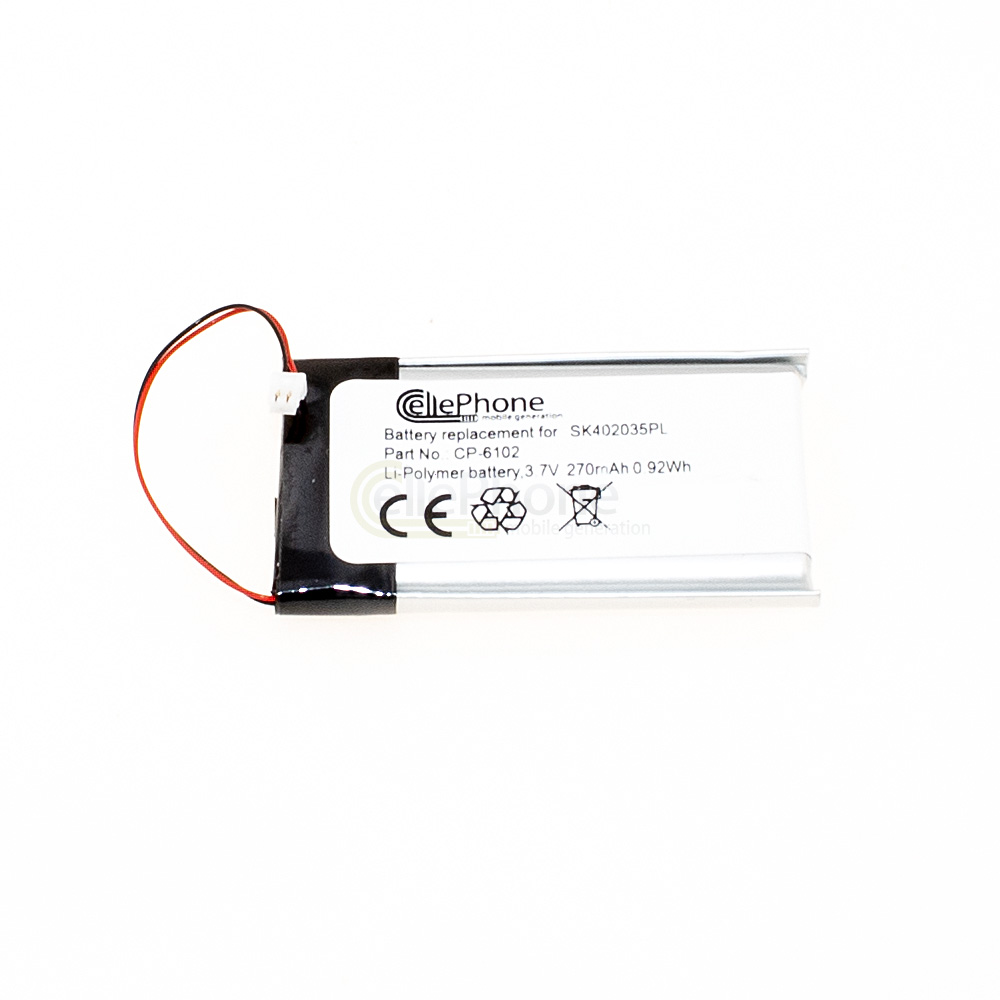 [6102] batteria Li-Polymer per Sony NW-S603F / NW-S703F / NW-S705F (sostituisce SK402035PL)