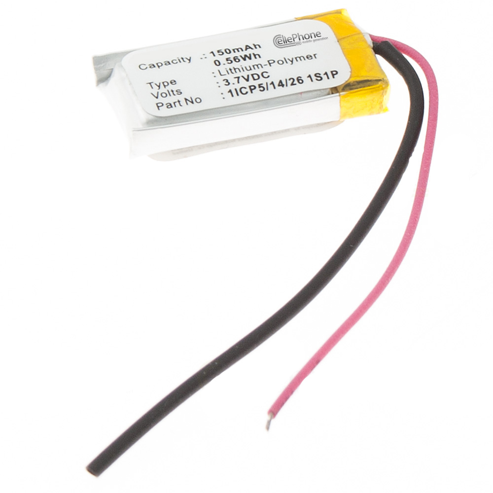[6104] Accu Li-Polymer voor Sony NWZ-W262 (vervangt 1ICP5/14/26 1S1P)