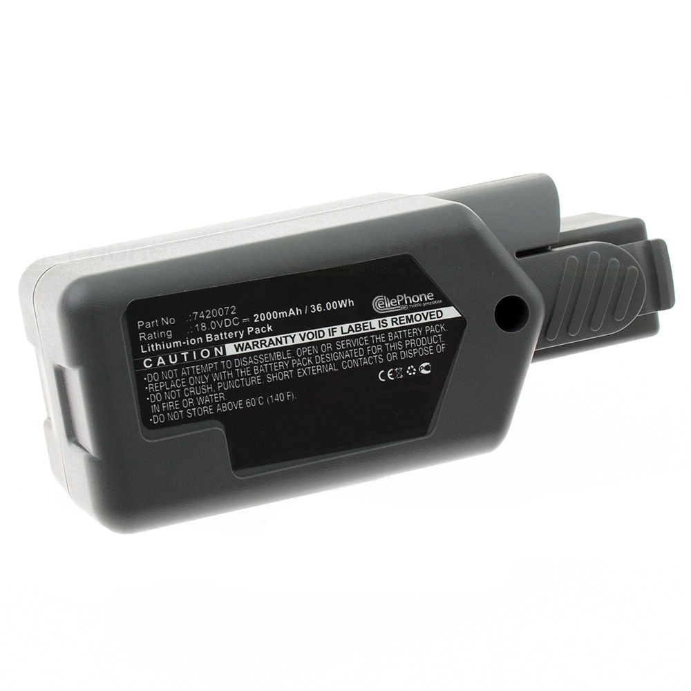 Batterie Li-Ion pour Wolf Garten Li-ion Power GTB 815 Trimmer (remplace 7420072)