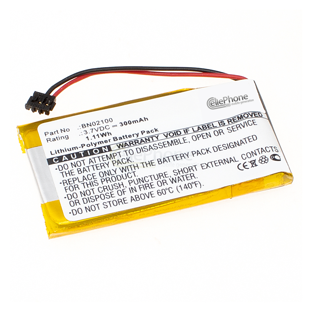 Battery Li-Polymer for HTC Mini BL R120 Bluetooth Media Handset (replaced BN02100)