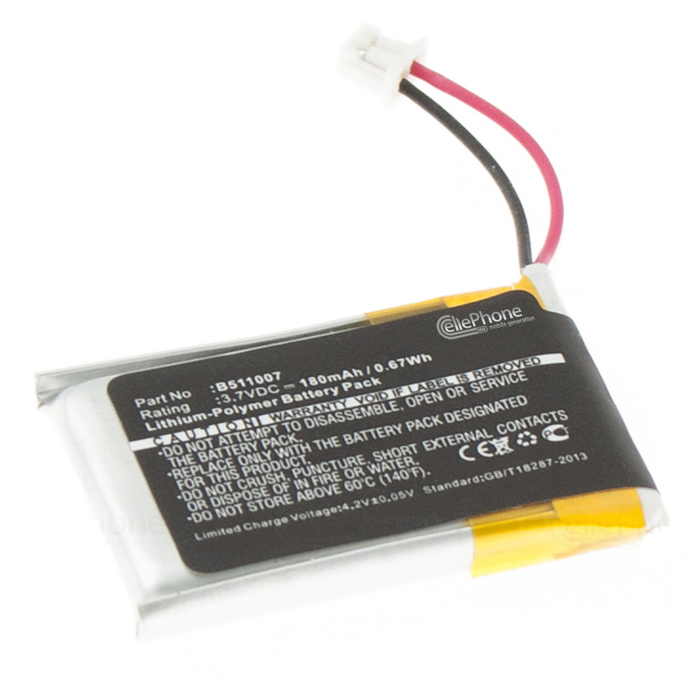 [6137] Batterie Li-Polymer pour Plantronics CS60 HL10 (remplace B511007)