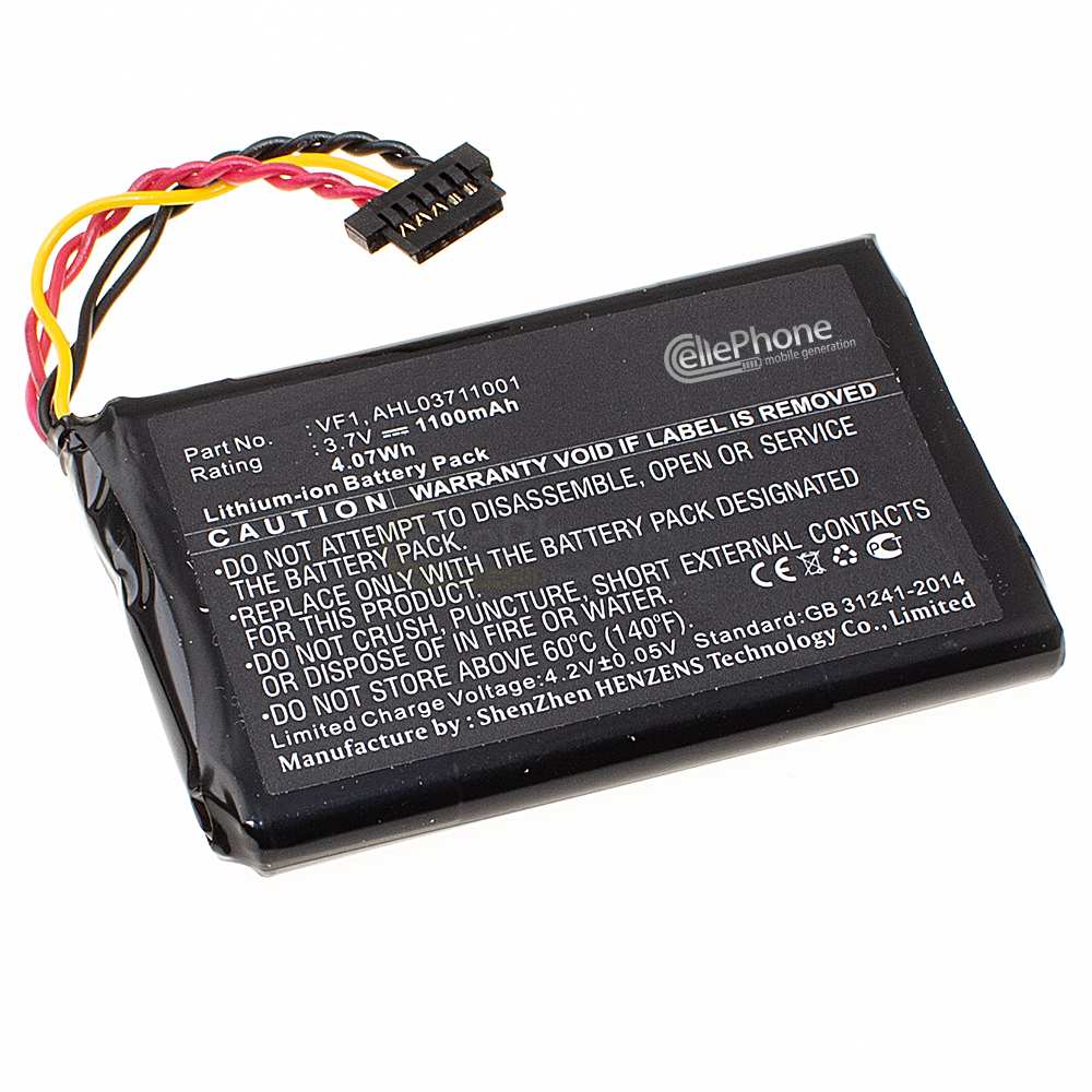 [6142] Batería Li-Ion para TomTom Go 5000 5100 5200 6000 6100 6200 4PL60 4FL50 4FL60 - Pro Truck 5250 (reemplazado AHA11111008)