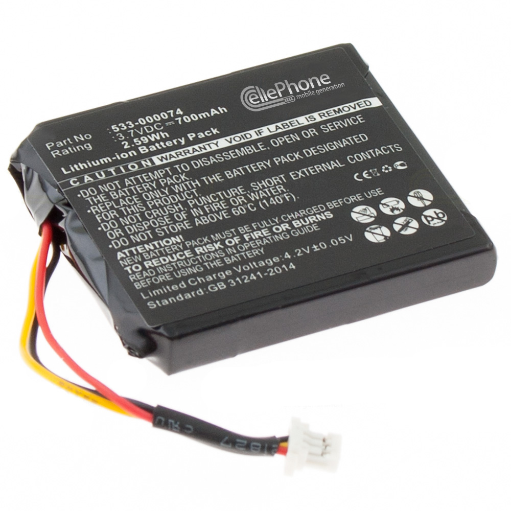 [6148] Batería Li-Ion para Logitech F540 G930 (reemplazado 533-000074)