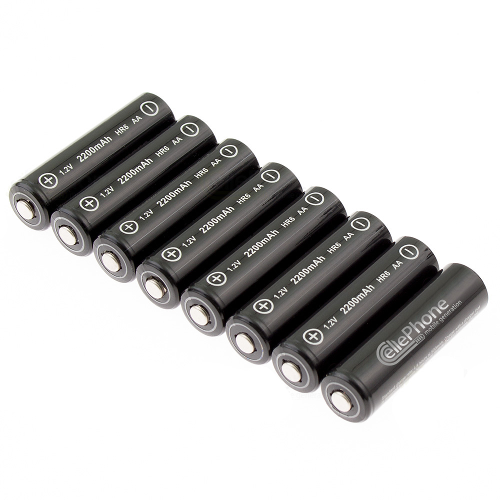 batteria Ni-MH Universal AA Wideraufladbar (8Stk) - 2200 mAh