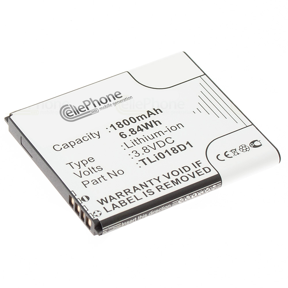 [6177] Akku Li-Ion für Alcatel One Touch Pop D5 (ersetzt TLi018D1)
