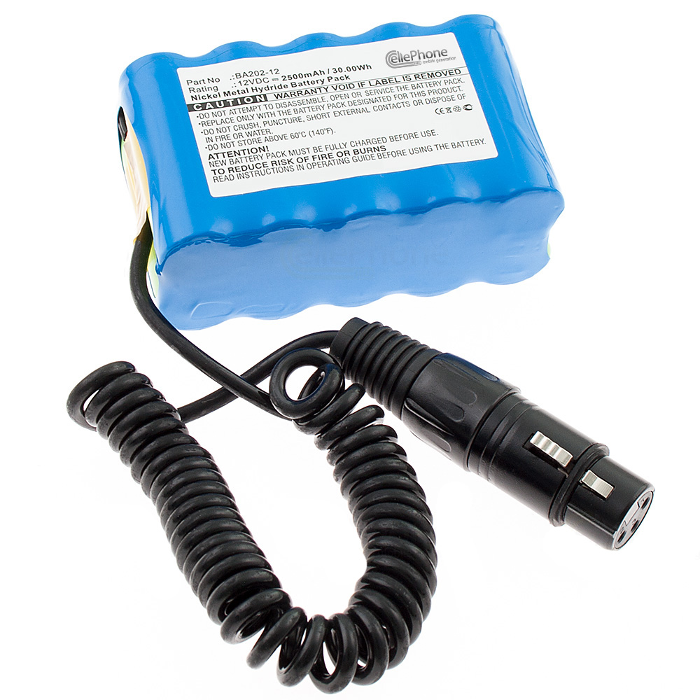 [6180] Battery Ni-MH for Sennheiser BA202-SYS (replaced BA202-12)