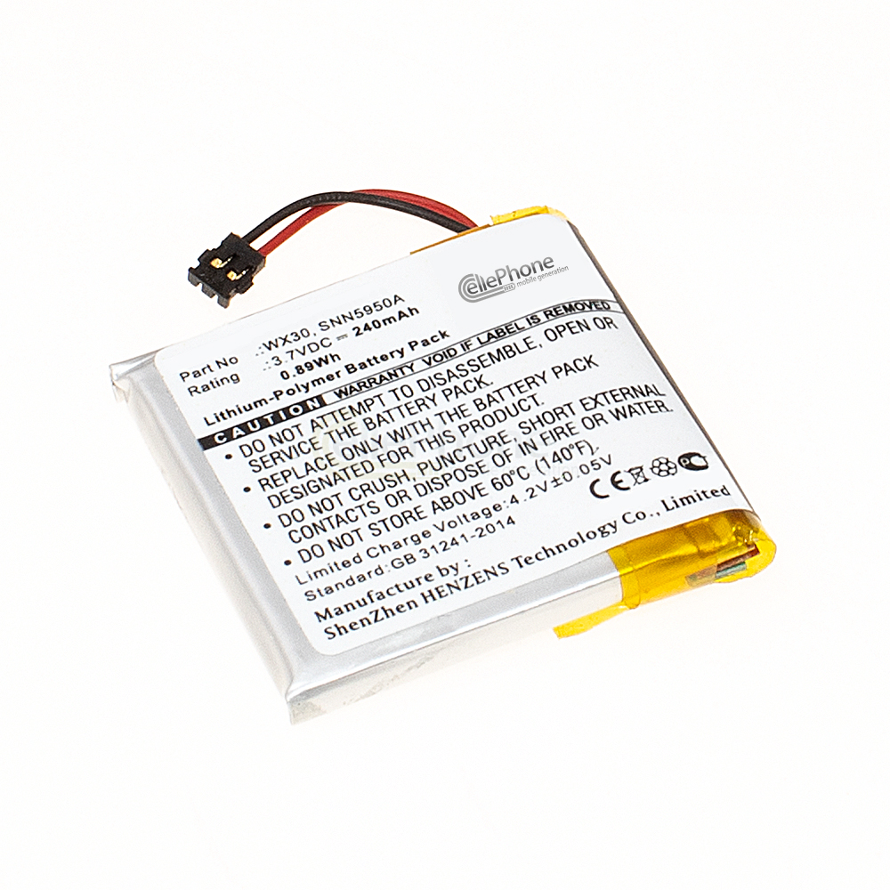 [6203] batteria Li-Polymer per Motorola Moto 360 (sostituisce WX30)