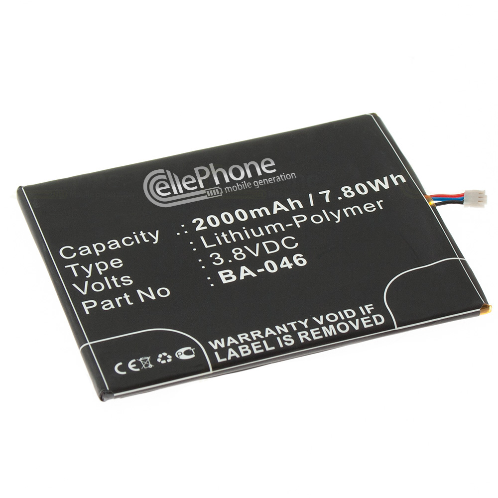[6216] Akku Li-Polymer für Aux S6 / V950 / W6 (ersetzt BA-046)