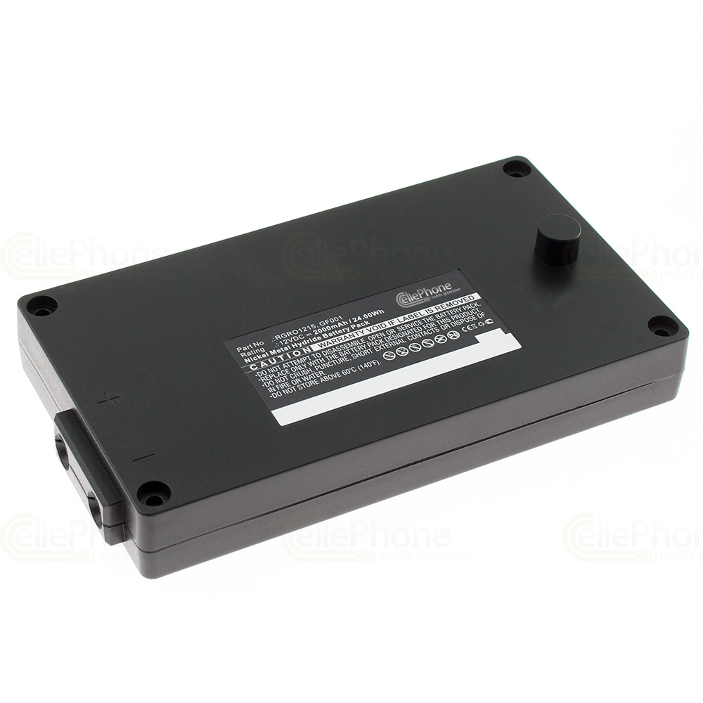 [6241] Akku Ni-MH für Gross Funk SE889 / K2 T24 T30 T31 T52 - schwarz (ersetzt GF001) - 2000mAh / 12V