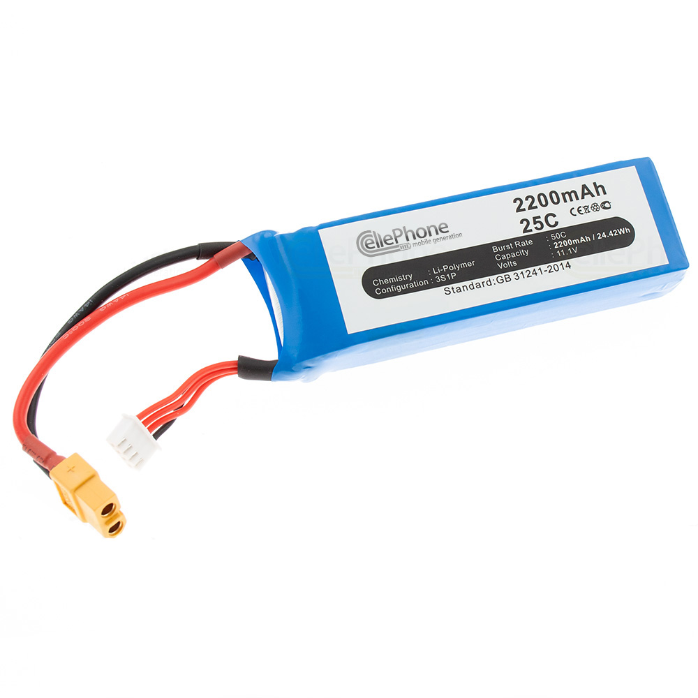 [6244] Akku Li-Polymer für DJI Phantom 1 (ersetzt P1-12) - 2200mAh / 11,1V