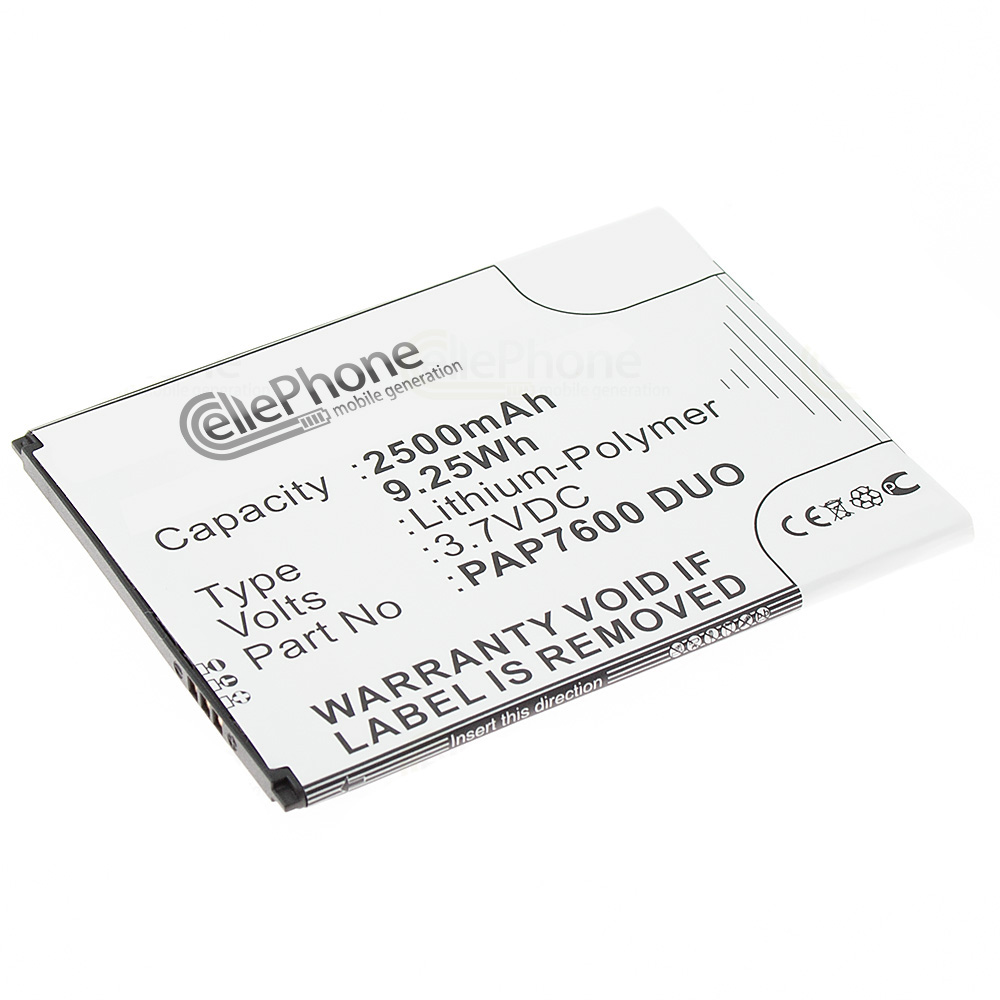 [6258] Accu Li-Polymer voor Prestigio MultiPhone 7600 Duo (vervangt PAP7600 DUO)