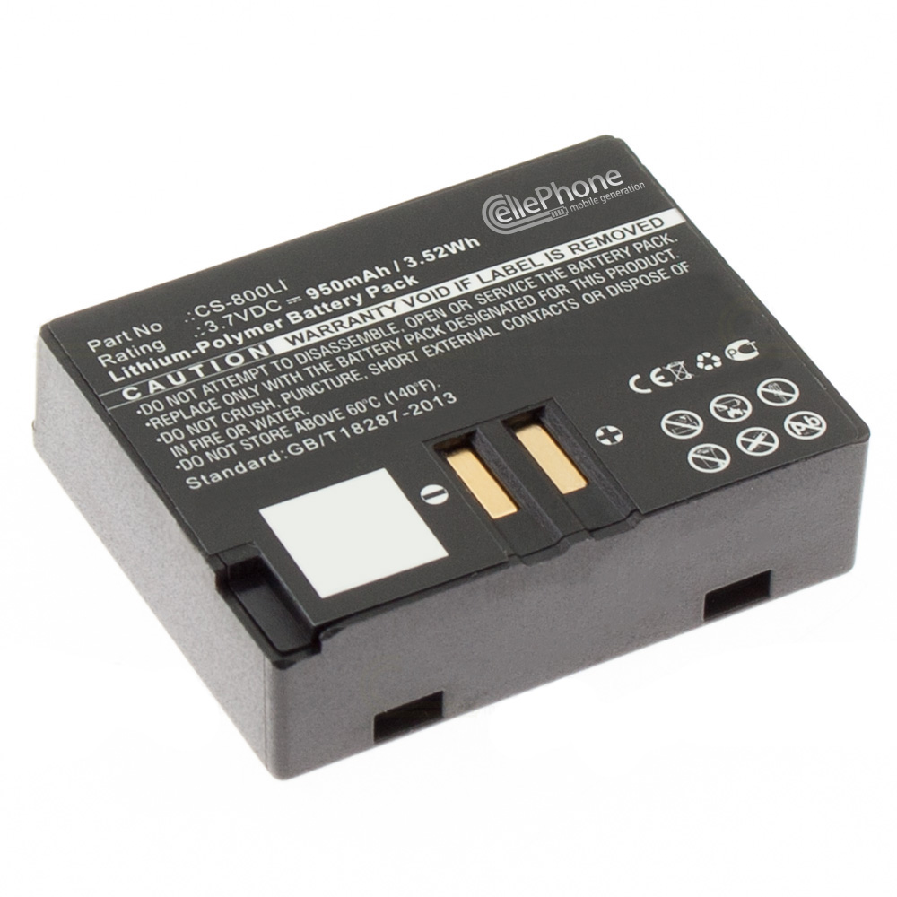 [6272] Battery Li-Polymer for Eartec ComStar Wireless Headsets (replaced CS-800LI)