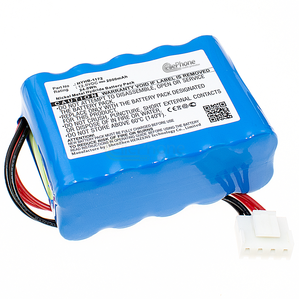 [6273] batteria Ni-MH per Biomed ECG-1A / ECG-2201 / ECG-2201G (sostituisce HYHB-1172)
