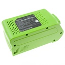 Battery Li-Ion for Greenworks G-MAX 40V (replaced 24252) - 3000mAh / 40V