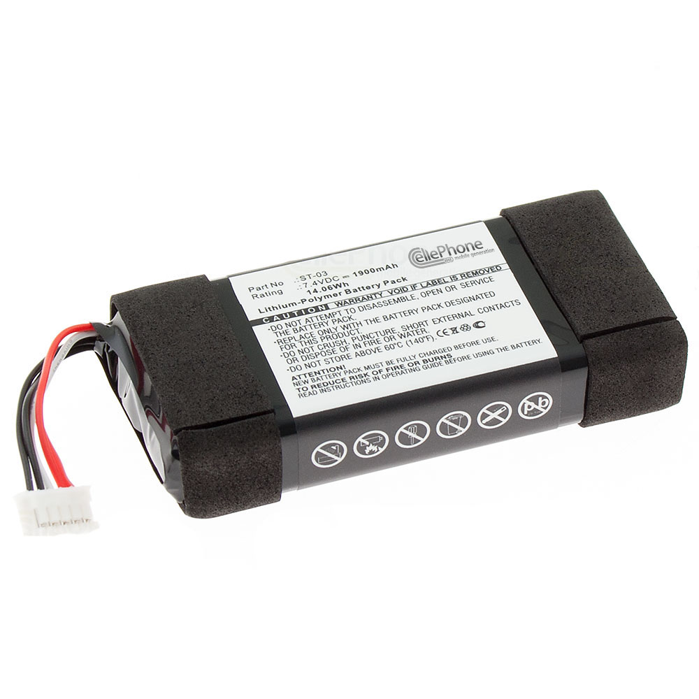 [6281] Accu Li-Polymer voor Sony SRS-X33 (vervangt ST-03) - 1900mAh / 7,4V