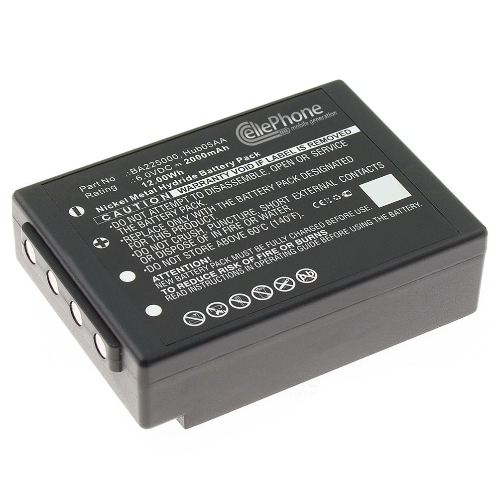 [6289] Akku Ni-MH für HBC Linus 4 6 - Micron 4 6 - Spectrum 1 2 A B - Technos (ersetzt 005-01-00615) - 2000mAh / 6V