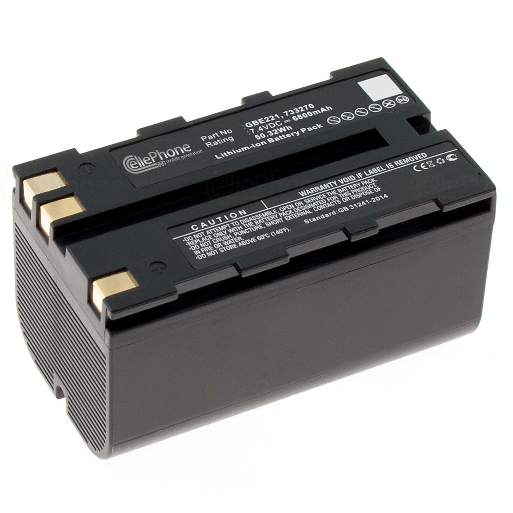 Battery Li-Ion for Leica ATX900 / GPS900 / Piper 100 / RX900 / TC1200 (replaced GEB211) - 6800mAh / 7,4V