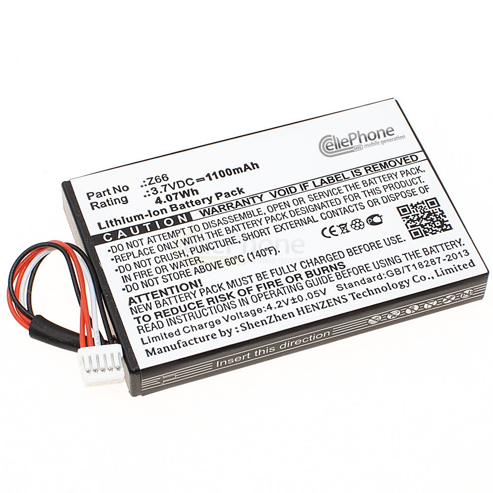 [6324] Accu Li-Ion voor Opticon OPI-3301 / OPR-3301 (vervangt Z66)