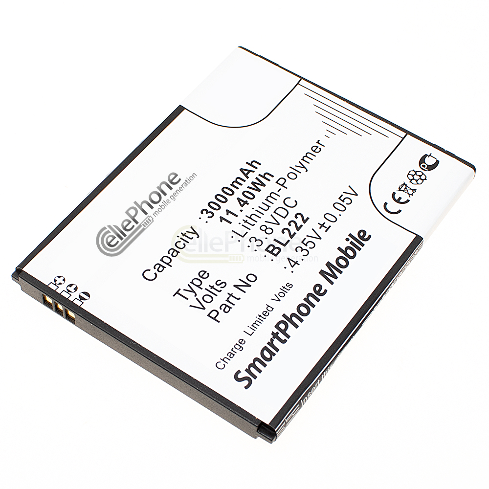 [6337] Accu Li-Polymer voor Lenovo S660 S668T (vervangt BL222)