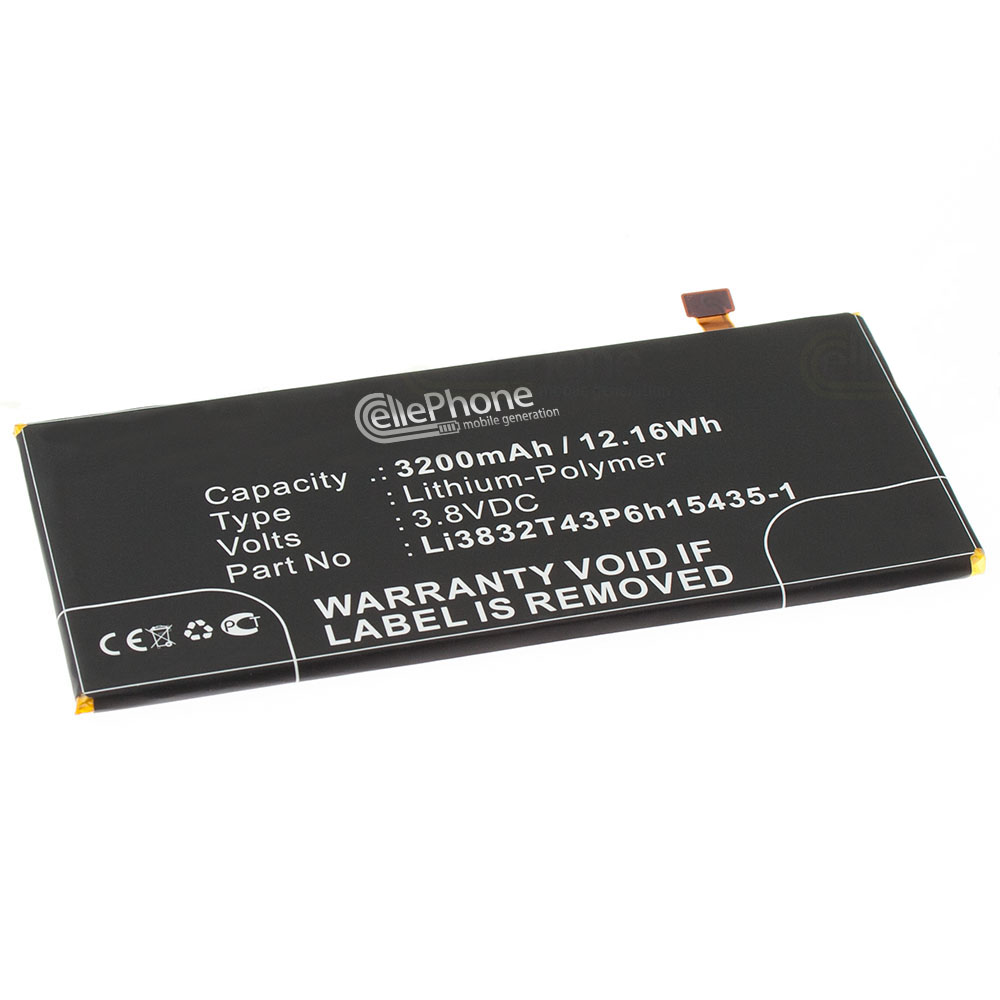[6343] Akku Li-Polymer für ZTE Grand X Max (ersetzt Li3832T43P6h15435-1)