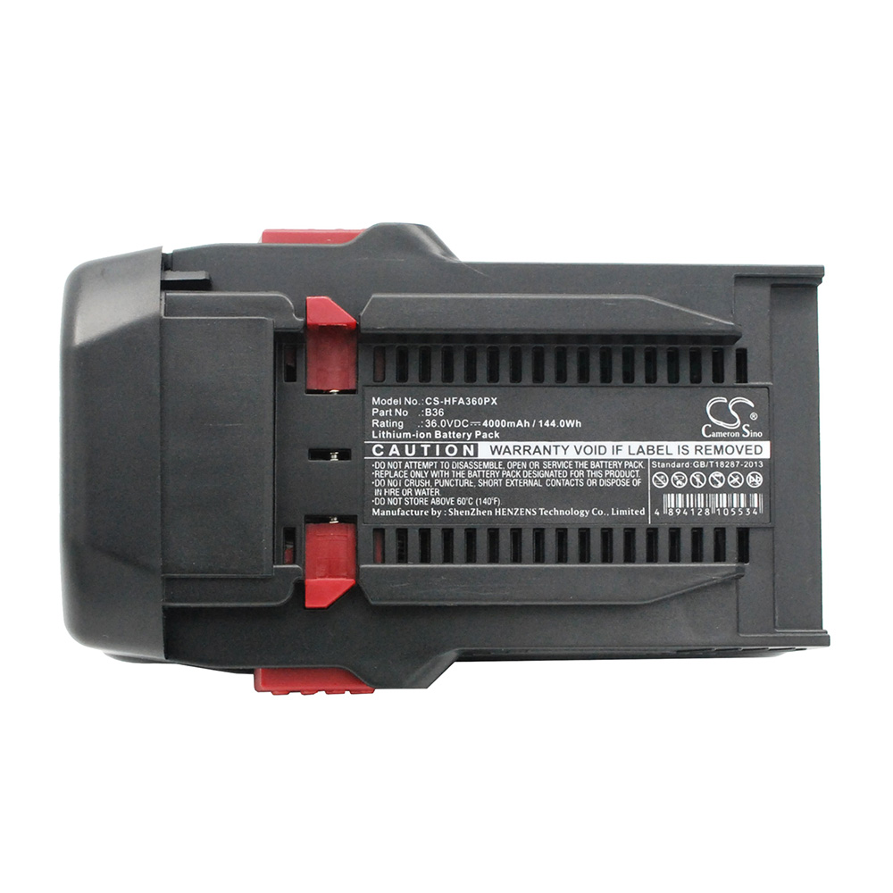 batteria Li-Ion per Hilti TE6A / TE7A (sostituisce B36 / B36V) - 4000 mAh / 36V