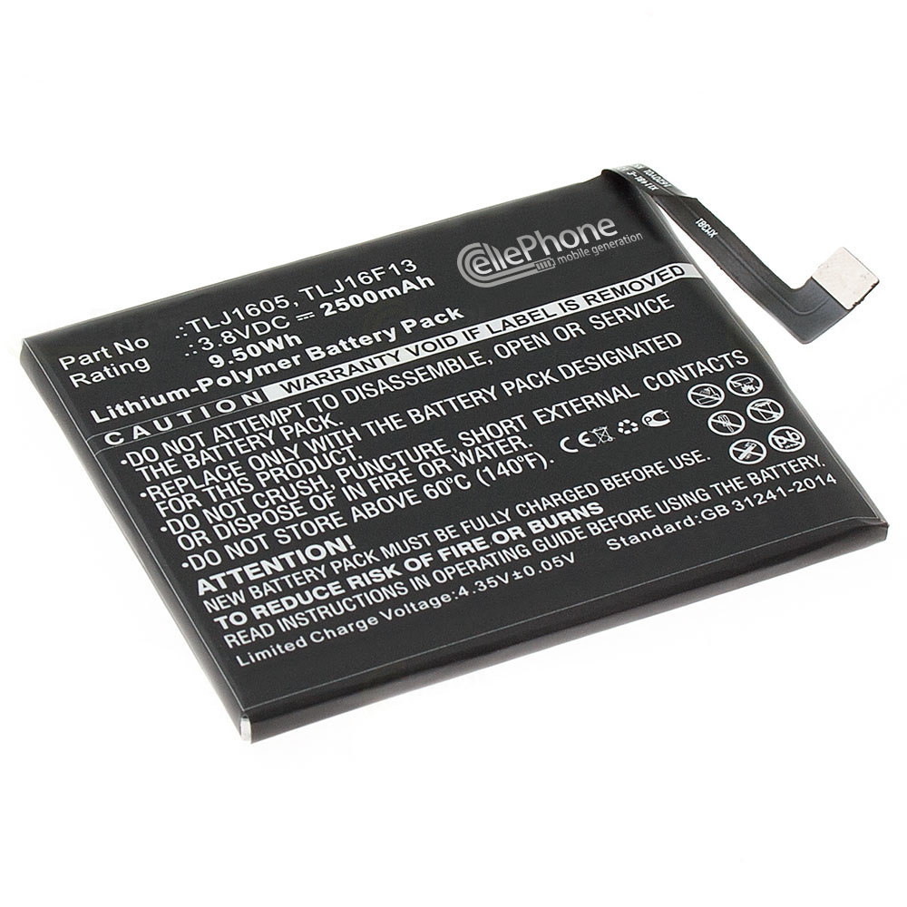 [6374] Akku Li-Polymer für Blu R1 HD (ersetzt TLJ1605)