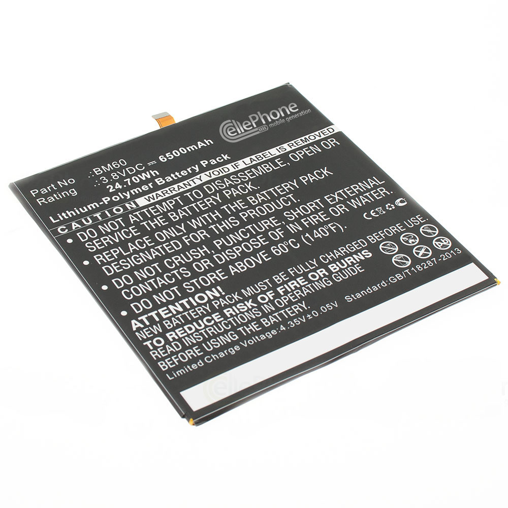 [6384] Batterie Li-Polymer pour Xiaomi Mi Pad 7.9 (remplace BM60) - 6500 mAh