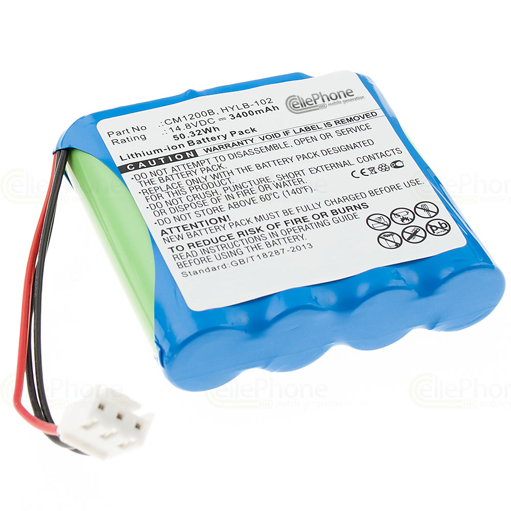 [6396] Batería Li-Ion para Edan SE-1 (reemplazado HYLB-102) - 3400 mAh