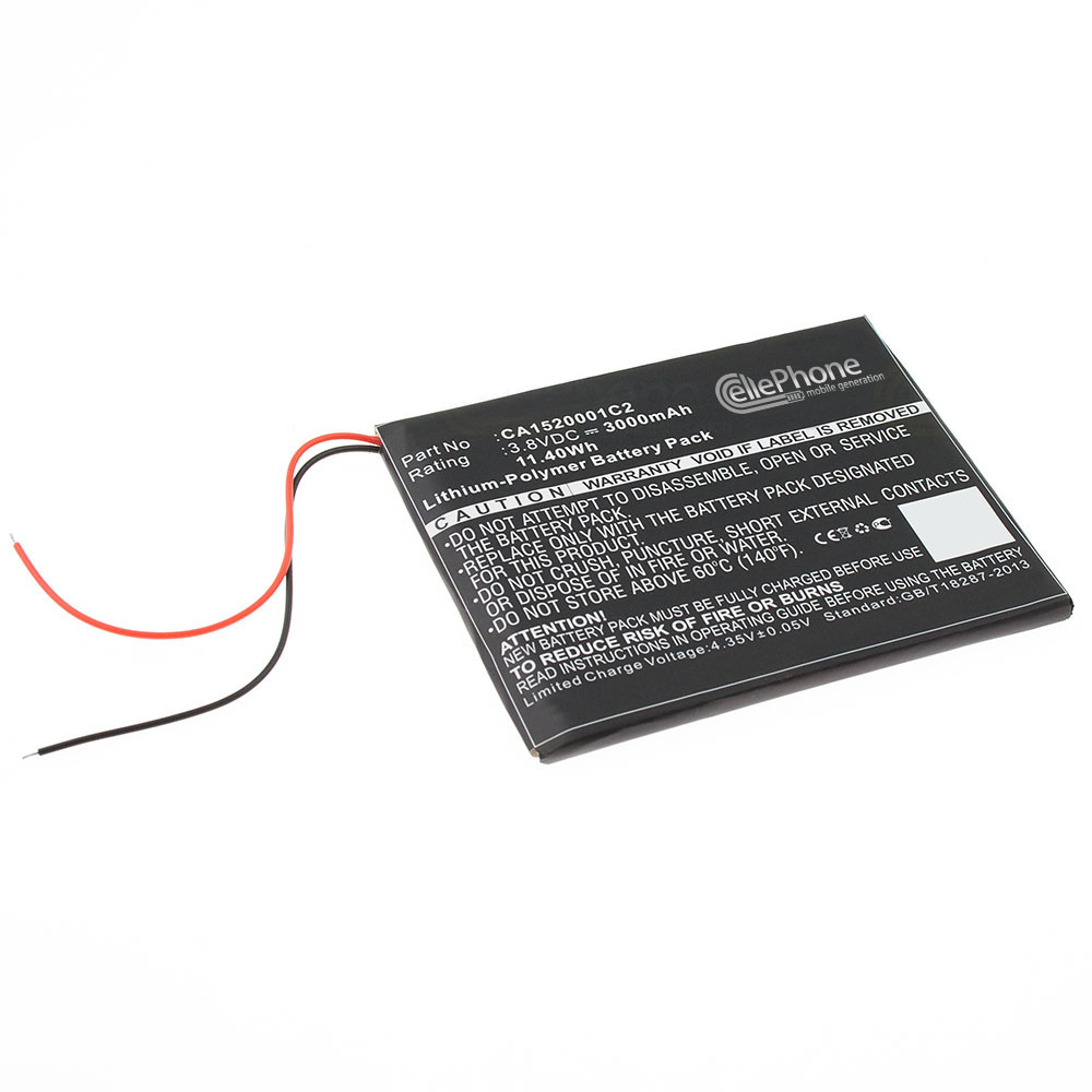 [6402] Accu Li-Polymer voor Alcatel One Touch T10 (vervangt CA1520001C2) - 3000 mAh